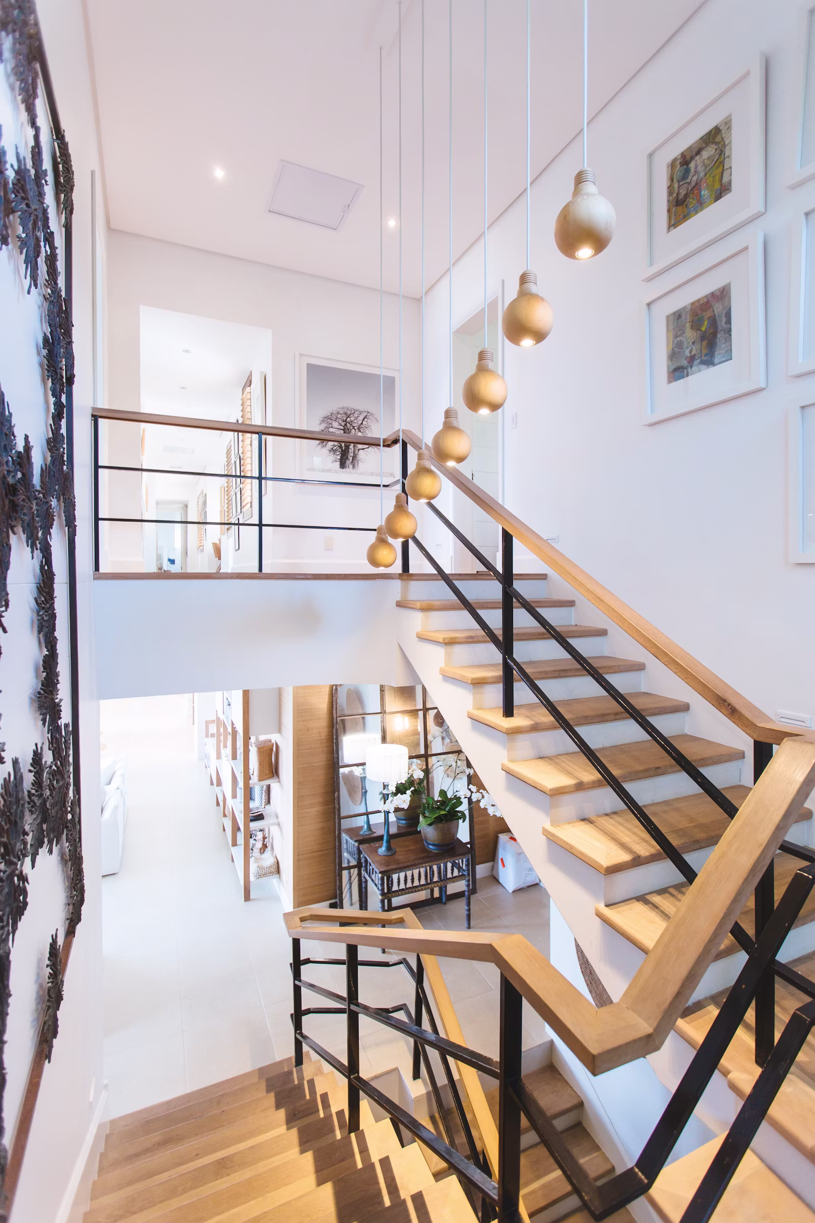 Open workspace with daylight and earth tones